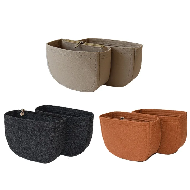 Felt Insert Bag Organiser Insert for D BOBBY Bag Organizer Multi Pocket Compartment Storage Inner Lining