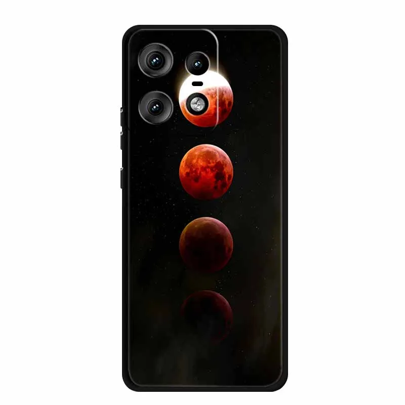 Charming Cat Design Soft TPU Silicone Phone Case - Painted Back Cover for Motorola Moto Edge 50 Pro 5G 2024