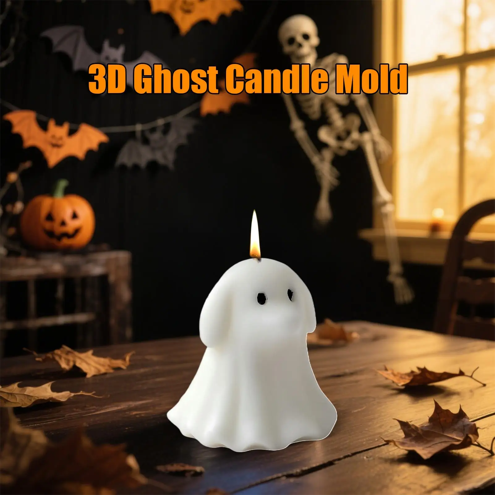 Rayvia Ghost Silicone Mold Halloween Craft