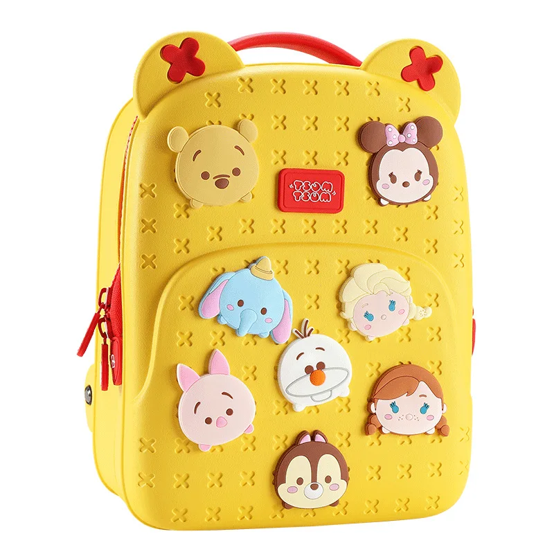 Disney Fashion Children Backpack For Boys Girls Tsum Kindergarten DIY Bag Large Capacity Kids Birthday Gifts Water Proof Mochila