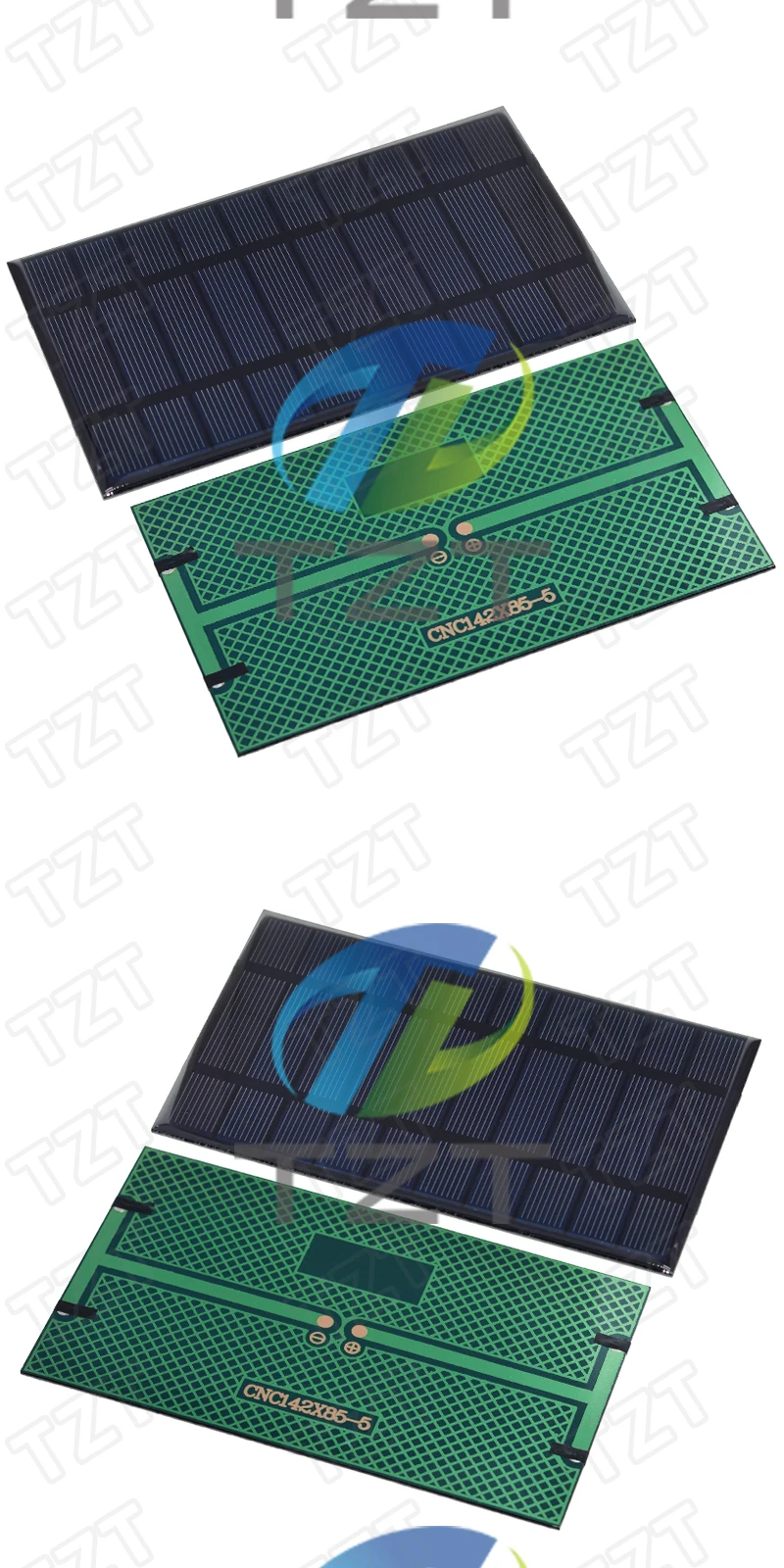 TZT Smart Electronics 400mA 5V 2W Solarzellen Solarpanel Telefonladegerät Heimwerker 142mm*85mm Polykristallines Silizium – Detail 8