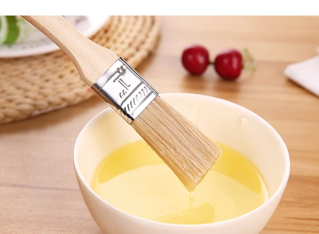 Thickened Soft Bristle Brush For Cleaning Walls And Furniture Paint  Painting Dusting Wood Handle Soft Brush Barbecue Oil Brush - AliExpress