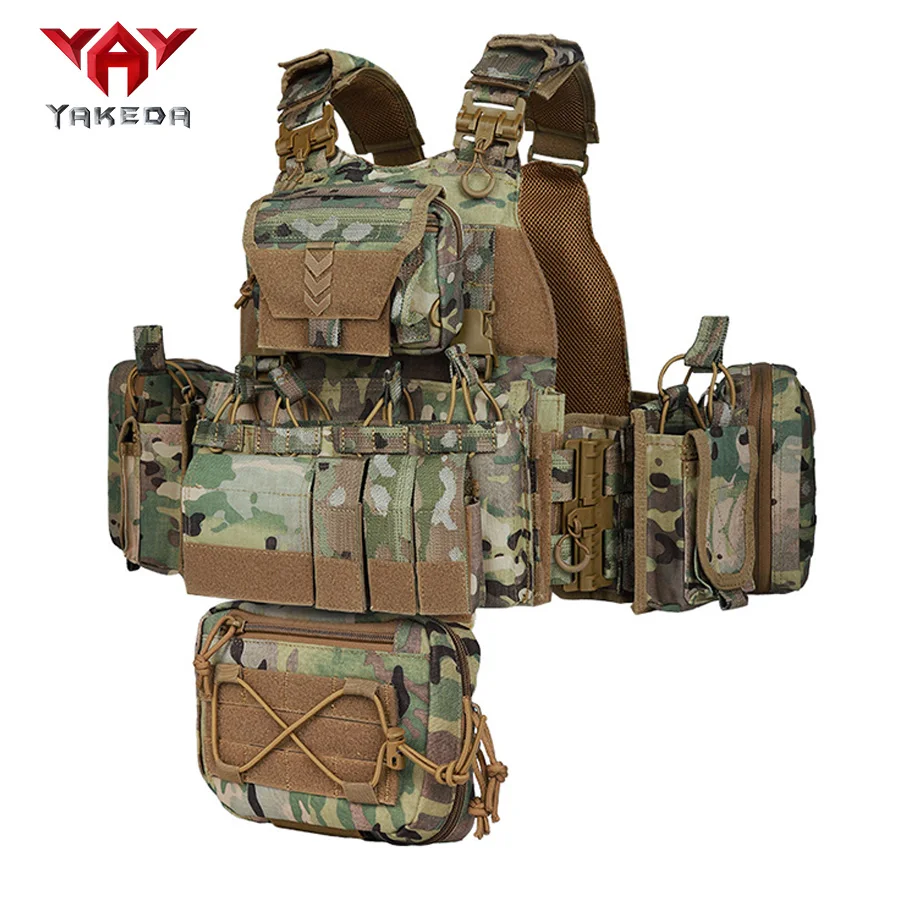 Camouflage Training Vest Outdoor Multi Functional Tactical Vest