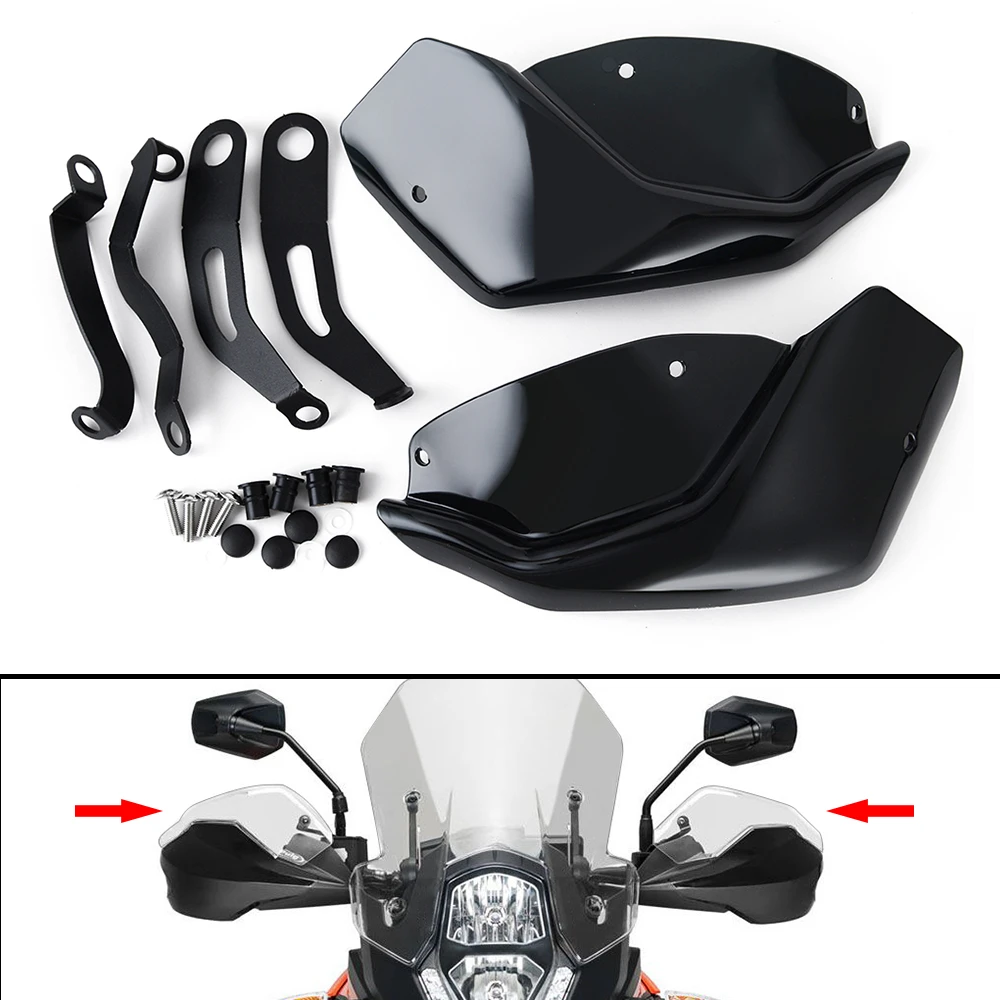 

Hand Guards Windshield for 790 Adventure ADV Duke 790 Duke790 2019 2020 2021 Handlebar Handguard Handle Protector Accessories