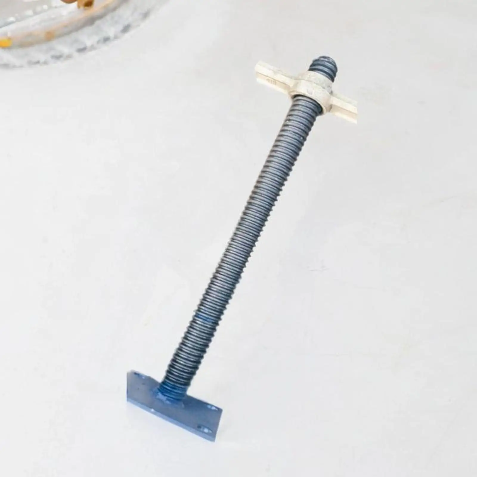 Scaffold Adjustable Leveling Jack Screw with Base Plate Strong for Scaffolding Steel Good Stability Building Supplies