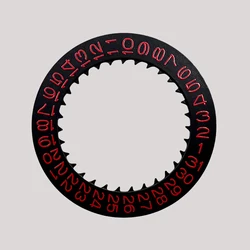 Automatic Mechanical Day Date Dial Wheel - Red, Blue, Black 세트 (02)