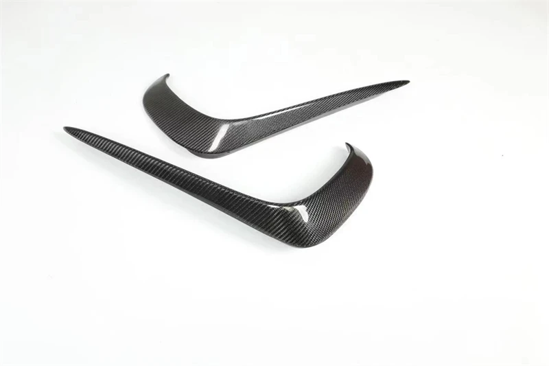 For Porsche Cayenne 9Y0 9Y3 2018 2019 20 2021 2022 Real Carbon Fiber Front Bumper Grill DRL Lip Spoiler Air Outlet Kit Splitter - - Racext 27