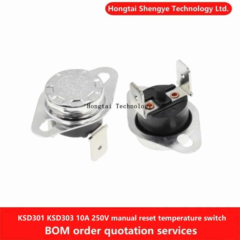 Termostato pasta térmica KSD301 KSD 302 - 16A - 250 V - NORMALMENTE FECHADO (ver) | Brasil