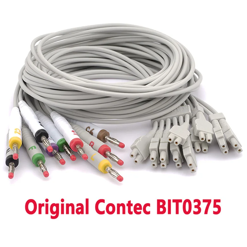 

Original BIT0375 10-Leads Use For Contec 8000G(GW) Multi-function ECG Workstation System Resting Blood Pressure Monitor