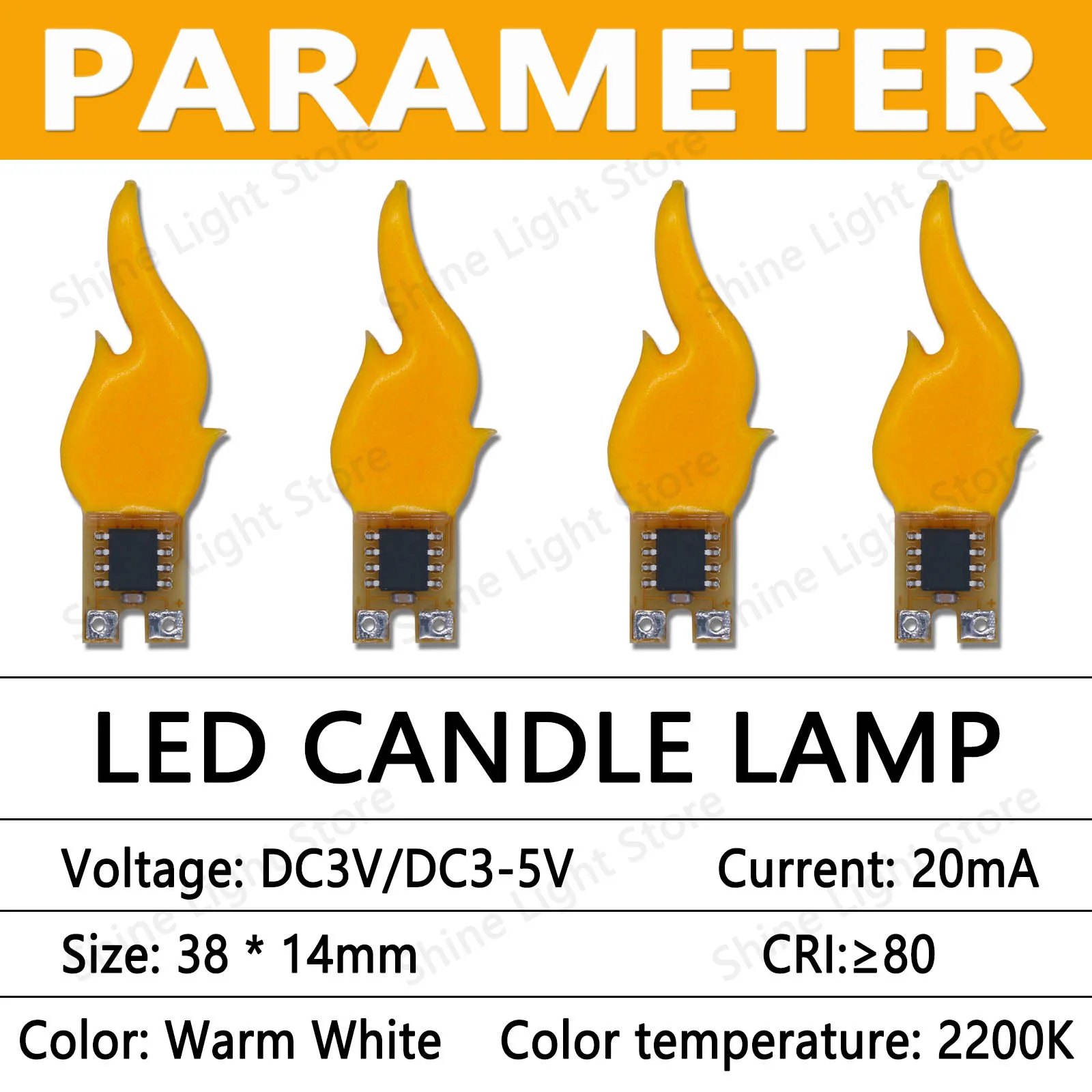 Vintage Style LED Candle Flame Bulb