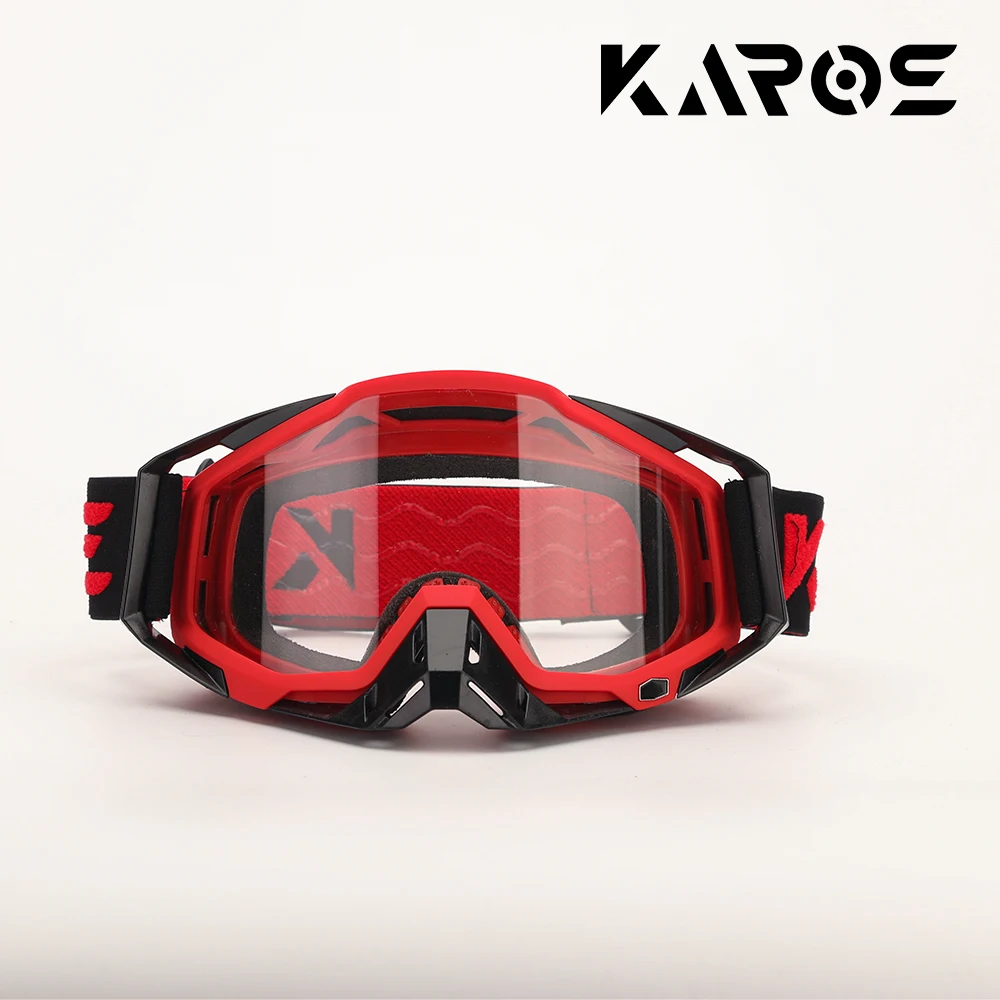 Karos Reitsport-Brille Winddichte Sand-Motorradbrille UV400-Schutz Offroad-Rennbrille für Herren MTB ATV Ski K336 – Detail 1