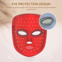 7 Colors LED Facial Mask Light Therapy Red Light Facial Mask for Anti-Aging Rejuvenation Brighten Skin Beauty Device 6