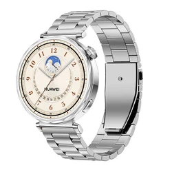 Premium Metal Watch Strap - Elegant and Durable Design for Width 18mm (Silver)
