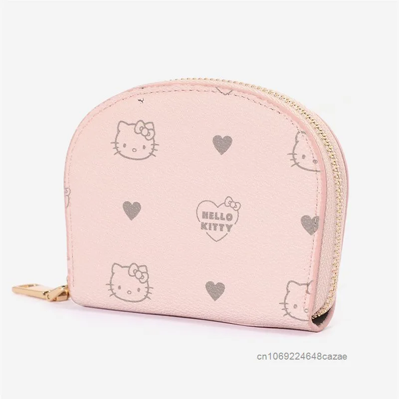Sanrio Hello Kitty New Card Bag Lightweight Cute Compact Design Bank Card Storage Bag Sweet Girl Anti Demagnetization ID Holders