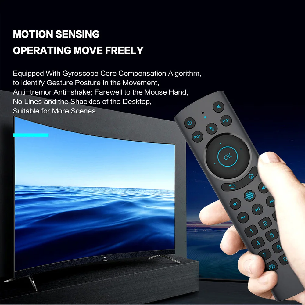 Enhanced Voice Remote Control with Air Mouse & Gyroscope