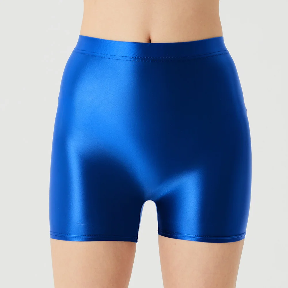 GlossySeeThroughUltrathinSeamlessWomenUnderwearShortsPlusSize