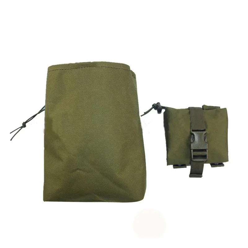 Molle Folding Dump Drop Magazine Pouch Outdoor Hiking Hunting Accessories EDC Tool Foldable Recovery Mag Holster Waist Bag magazine pouch ammo pouch double dump pouch molle pouch dump pouch ammunition bag