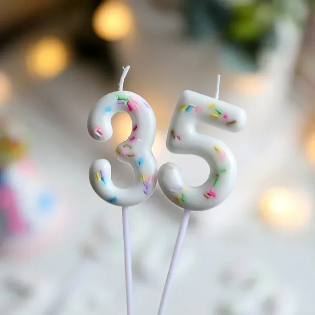 Décoration de gâteau numérique pour enfants, numéro de crème glacée ci-après les cuisson 0-9 avertir les ci-après, décoration de gâteau de fête d'anniversaire pour enfants 1