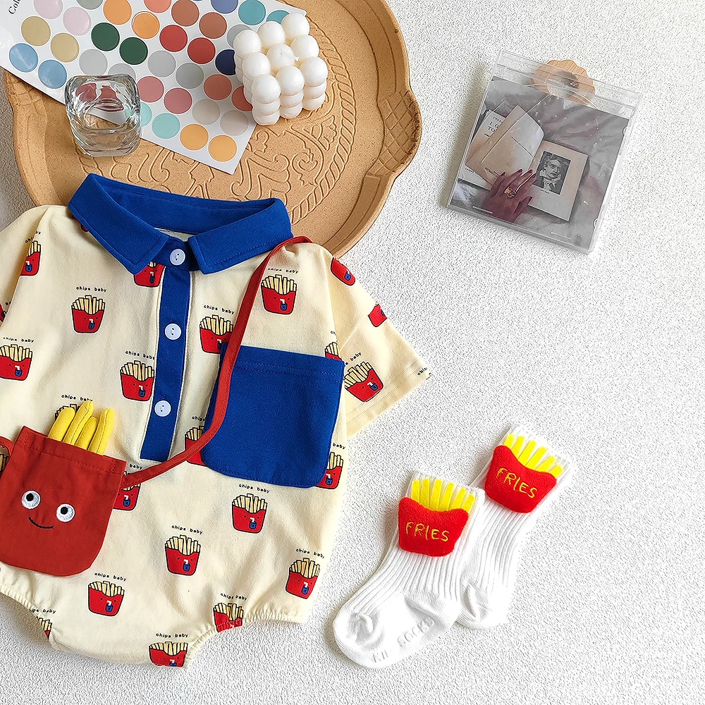 Summer Baby Clothes Toddler Girls Boys One Piece Bodysuit