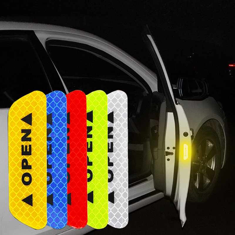 

Car Reflective Strips Warning Stickers For Skoda Superb Octavia A5 2 Fabia Rapid Yeti Citroen C4 C5 C3 Grand Picasso