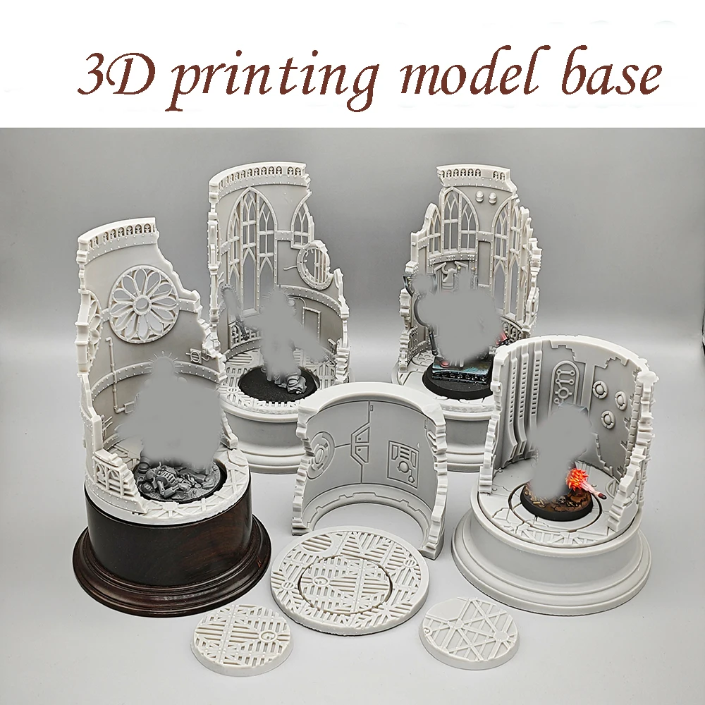 

Модель 3D печати, модель базовой модели, платформа для создания сцены, набор для моделирования «сделай сам», хобби-производство, 1/35