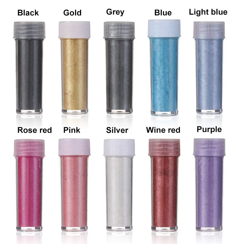 Cake Decorating Kit Baking Supplies Cake Tools 2g Gold Powder Glitter Powder Silver Pearl Baking Color Fondant Mousse Cake Macaron Chocolate Decoration Bakeware