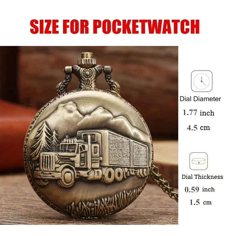 خمر الكلاسيكية Steampunk البرونزية شاحنة نمط قلادة...