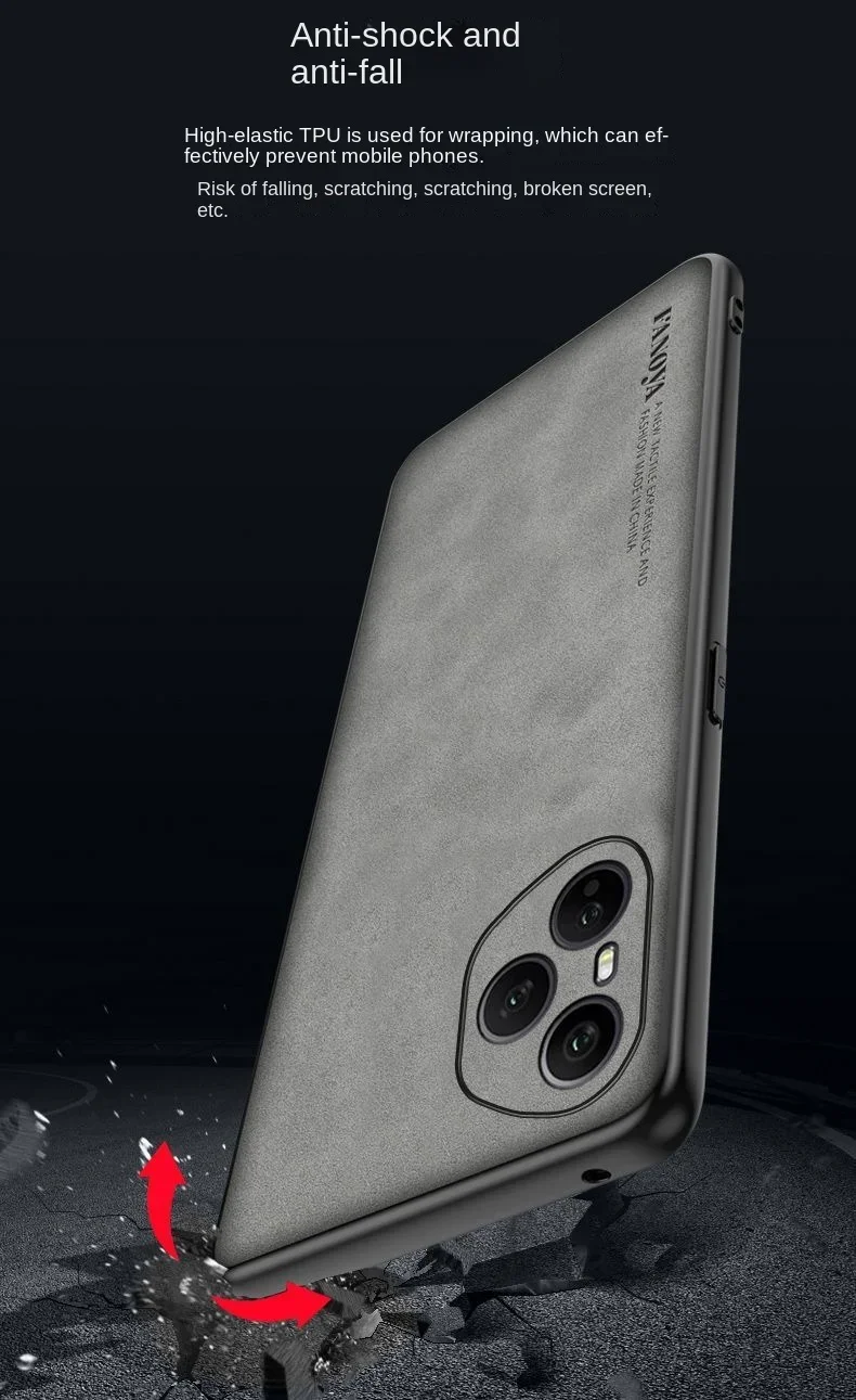 Durable Soft PU Leather Case with Magnetic Closure - Premium Protective Back Cover