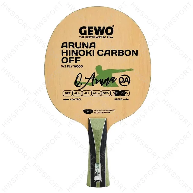 Gewo-aruna hinoki卓球の刃,プロのピンポンの内側の力,クアドリアルナ5 