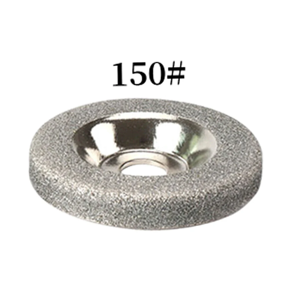 50MM Diamond Grinding Wheel 150 180 320 Mesh Grit Circle Grinder Disc Lnner Hole 10mm For Electric Multifunction Sharpener Stone