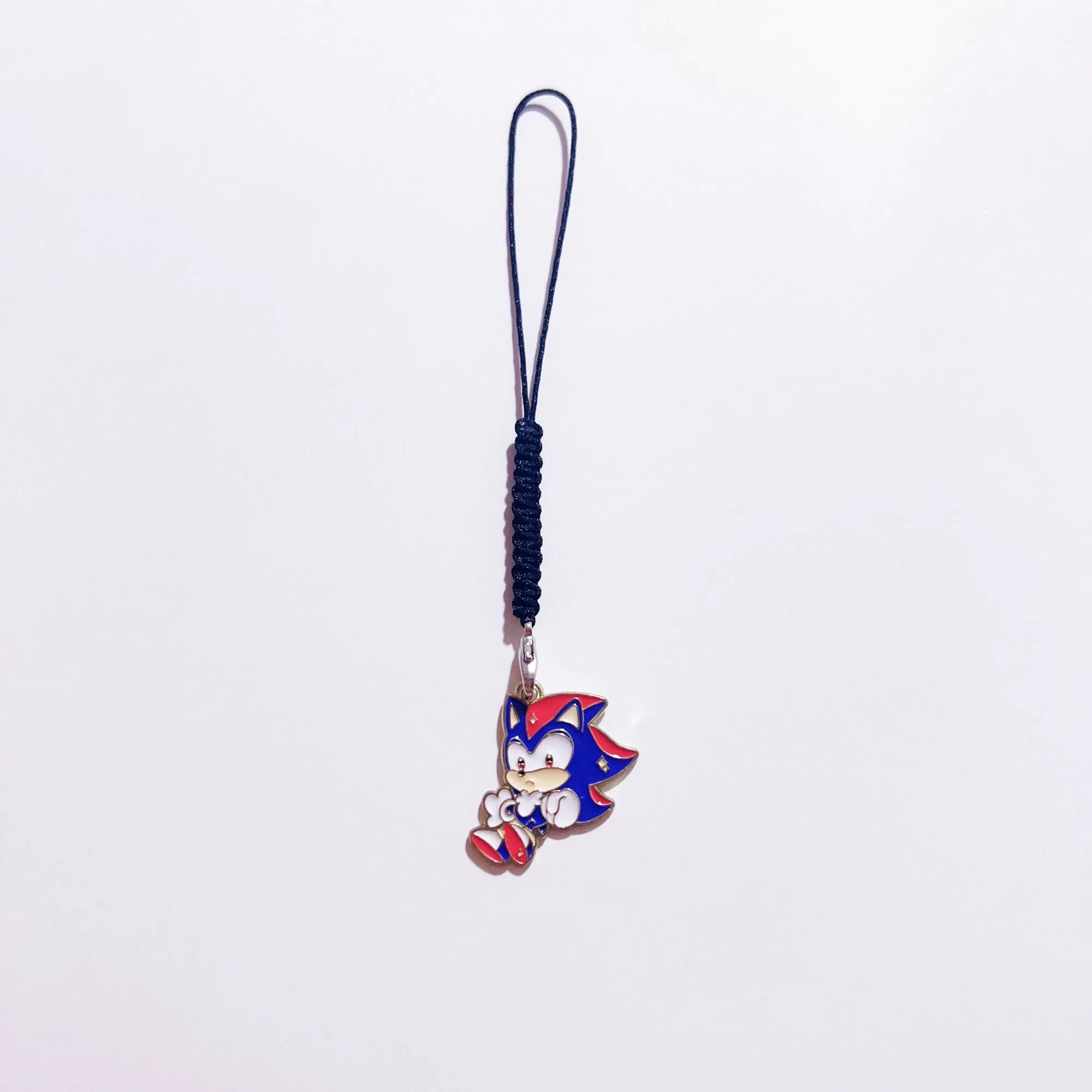 Sonic Cartoon Figure Bag Charm, Cute Hanging Ornament Trendy Backpack Decor Jewelry Accessory