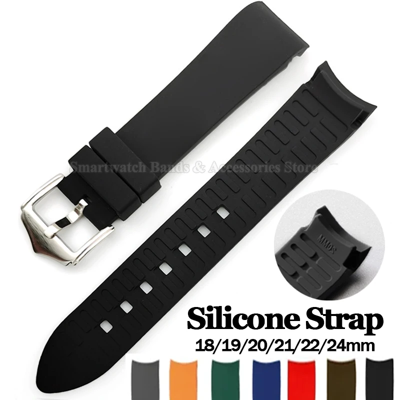 Nicest Silicone 24 mm Watch Strap RM-GN_K0035078