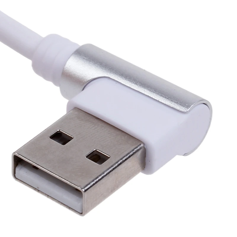 90도 휴대폰 USB 케이블 고속 충전용 마이크로 USB 케이블