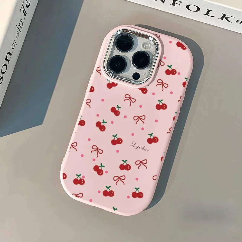 Cute Bow Lichee Phone Case Cover