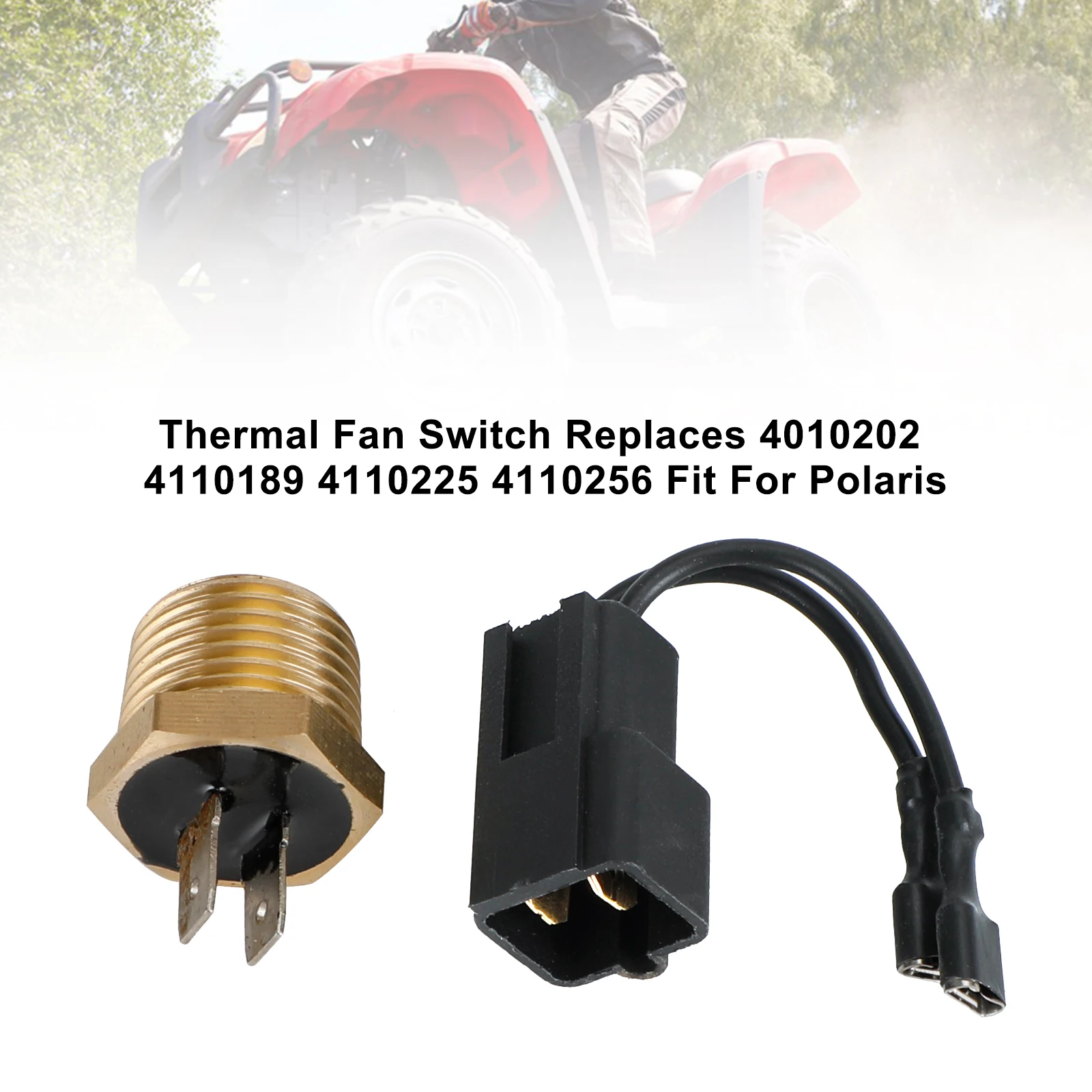 Temperature Sensor Switch For Polaris Sportsman 400L (1997) – Fan Heat Thermal Sensor, Easy Install 3 thumbnail image