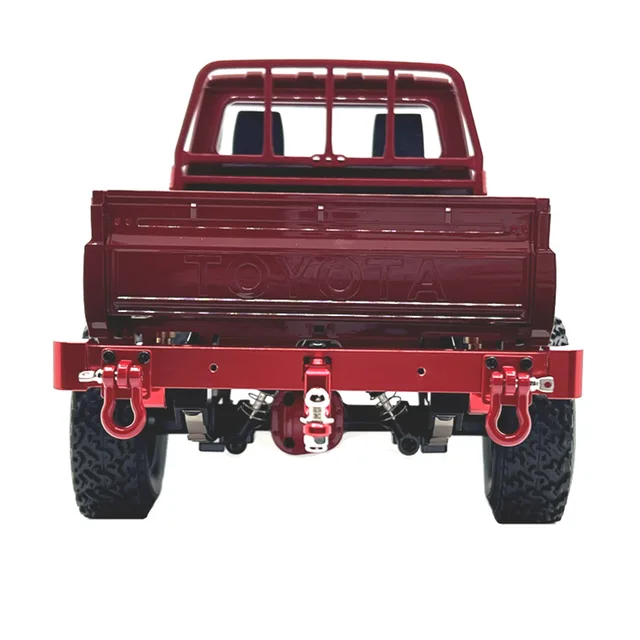 ICDKOYK 1/12 RC Auto Komplettset – Crawler MN82, Rot, Inkl. Fernbedienung, Akku & Ladegerät