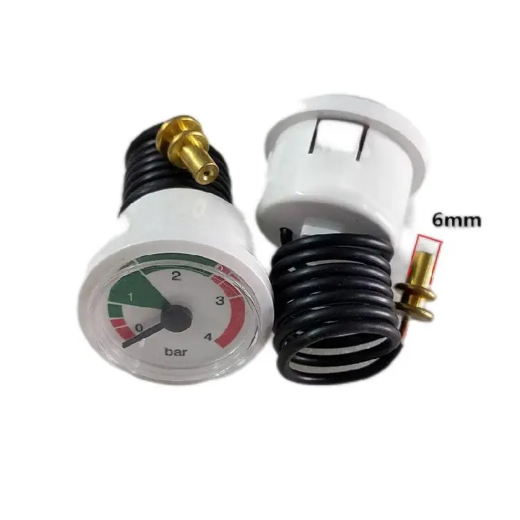 Fireplace Pressure Gauge Wall-mounted furnace pressure gauge fireplace Water test pressure gauge Capillary steam boiler accessories