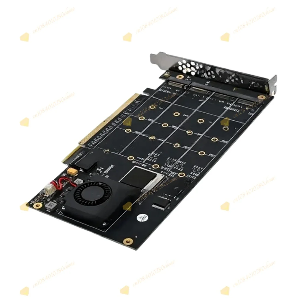 Server Expansion Card ST5110 PCIe X16 PEX8748 Quad Channel NVMe Server Grade Sto