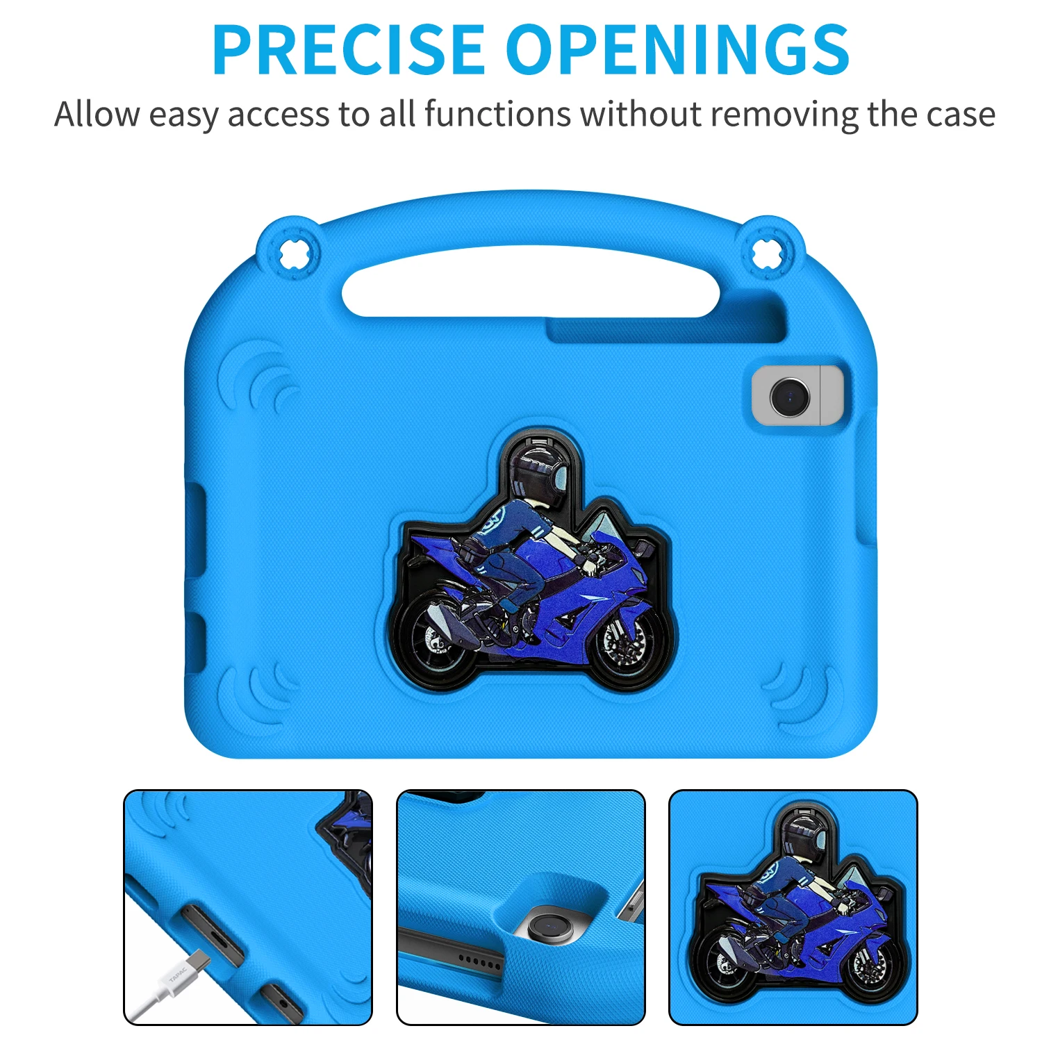 Enhanced Tablet Protective Case - 8.7-inch Universal Fit
