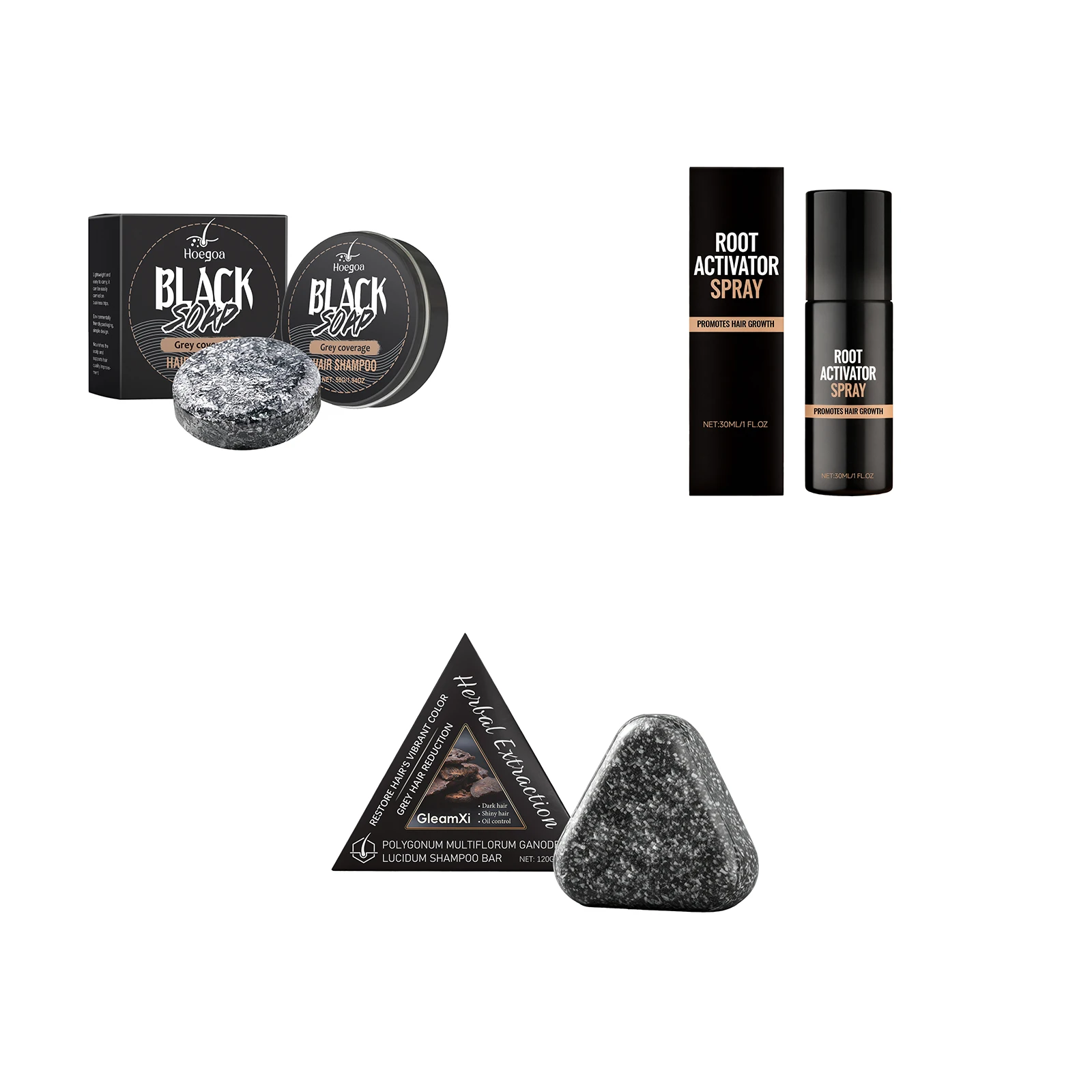 Polygonum Multiflorum Shampoo Bar-Gentle & Moisturizing,Cleanses Scalp,Improves Hair Quality, Nourishes Locks for Smooth Strands