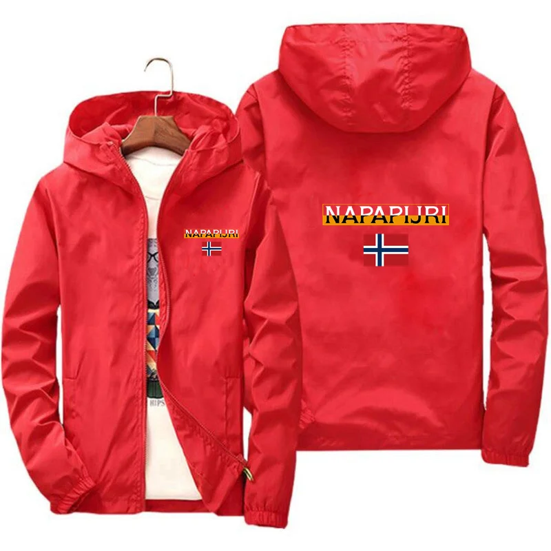 2024 New Men's Lightweight Spring and Fall Leisure Jacket Students Youth Solar Protection Hooded Waterproof Windbreaker Jacket
