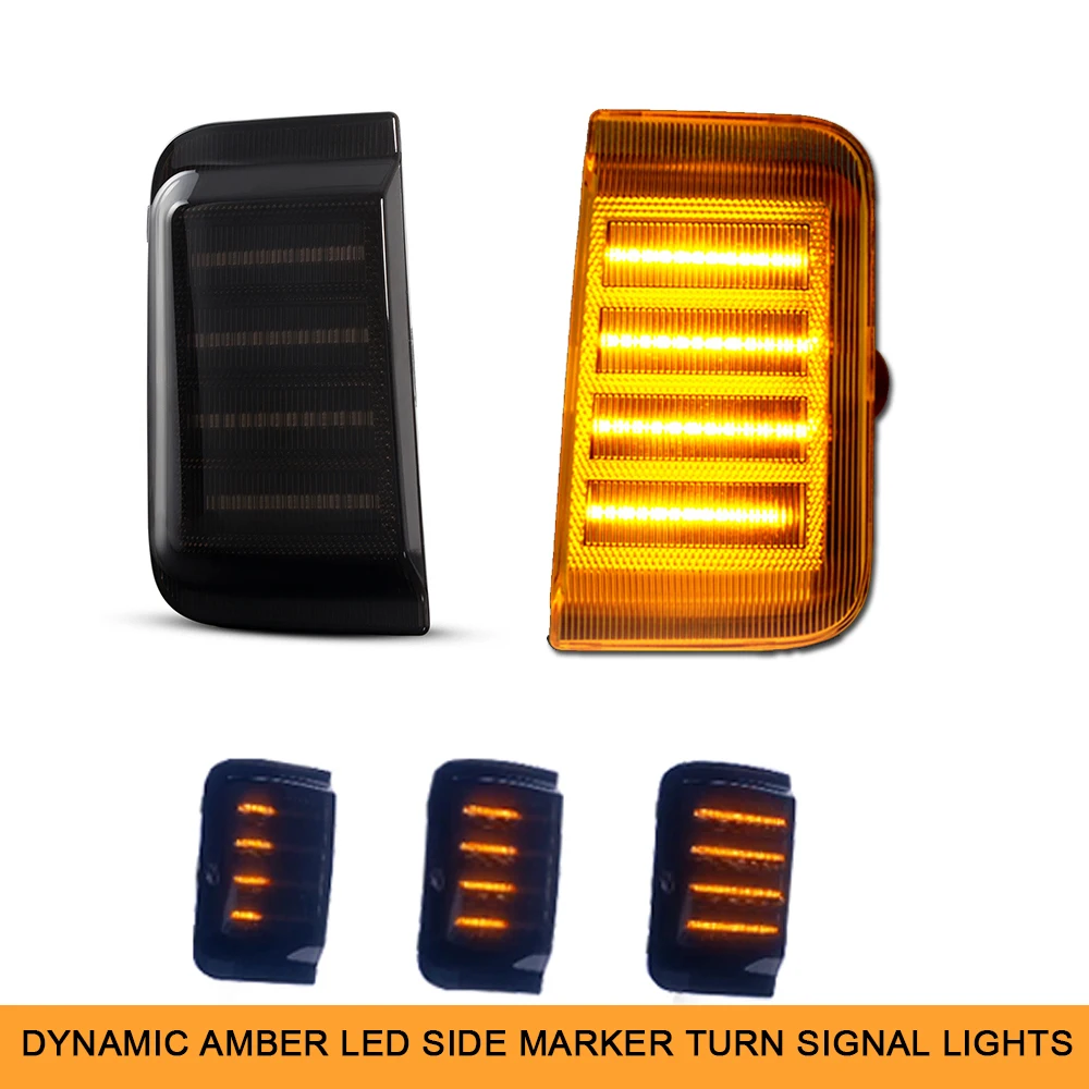 LEDDynamicAmberTurnSignalSideMirrorLightsforFiatDucato2006