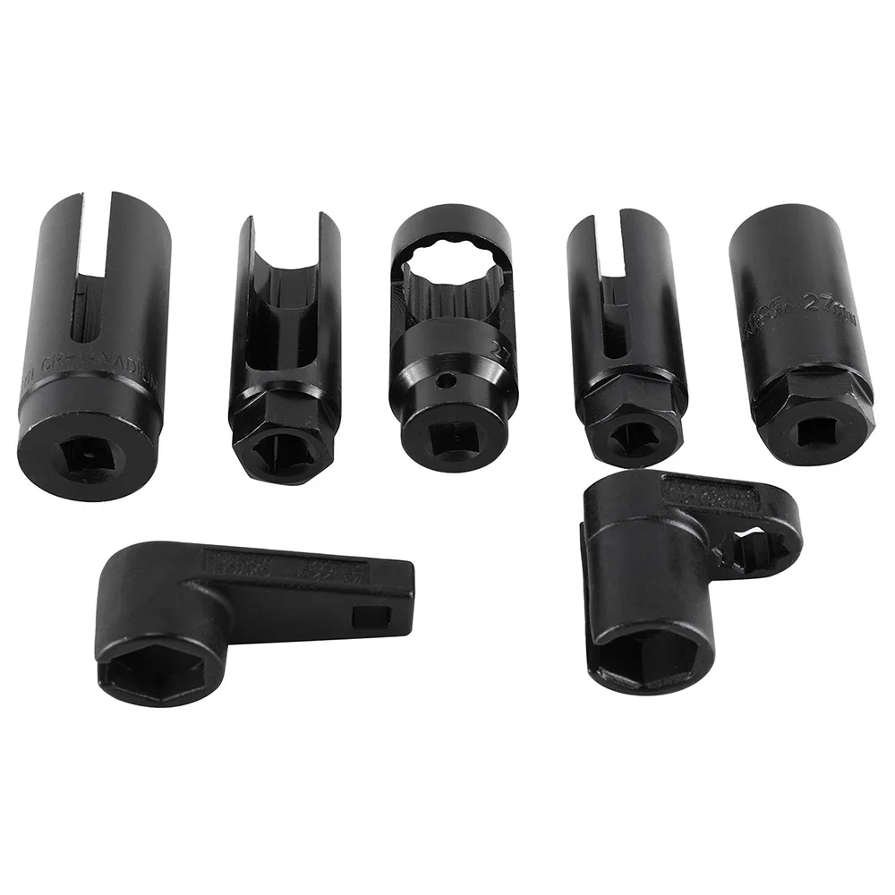Podofo 7-teiliges Sauerstoffsensor-Steckschlüssel-Set O2 Demontage- und Montagewerkzeug mit Aufbewahrungsbox für Alle Fahrzeuge – Detail 6