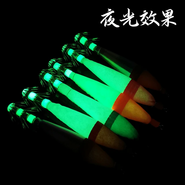 Luminous Squid Hook Blowing Tube Hook Wrapped Squid Needle Seal