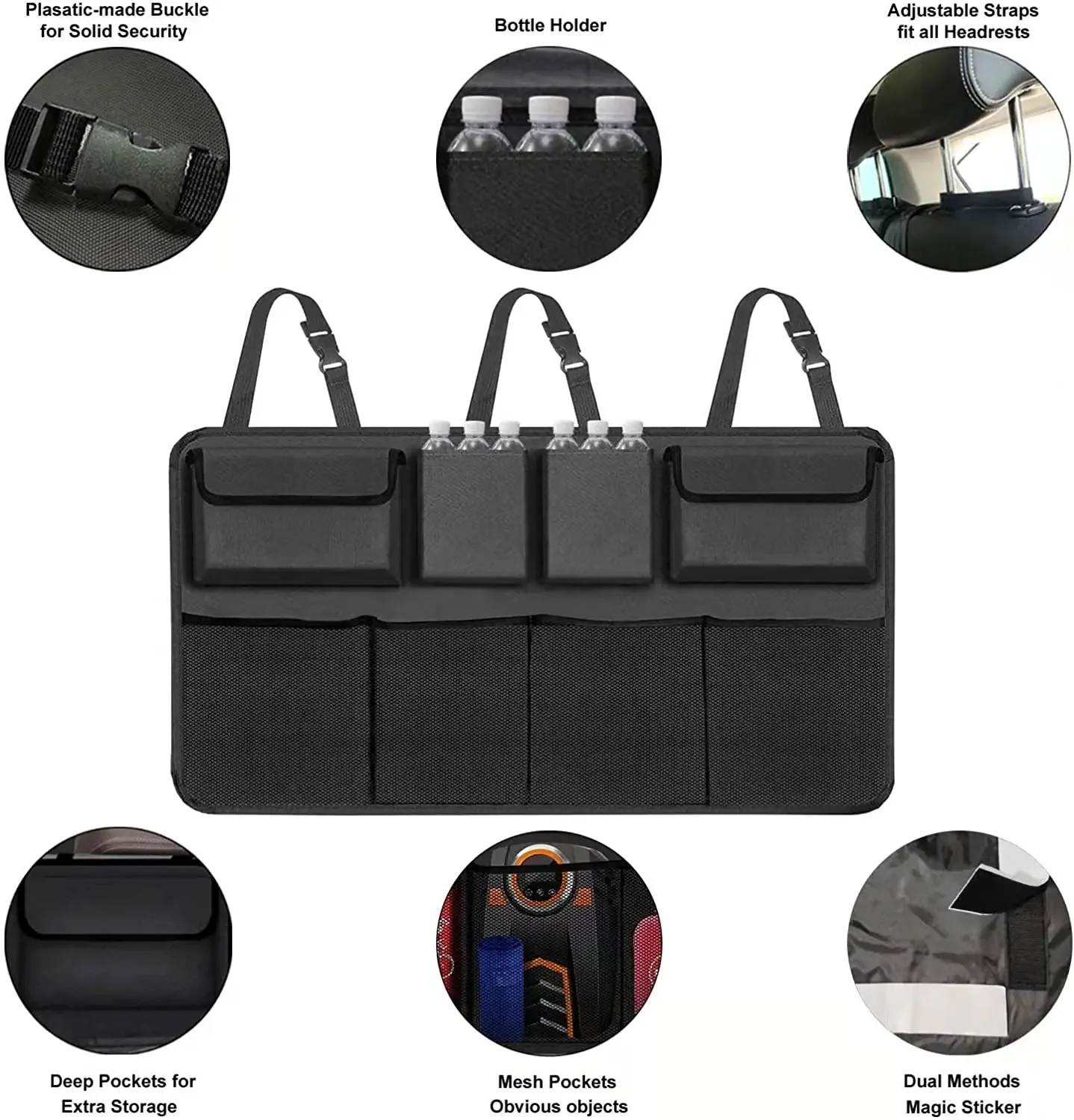 Oxford Car Trunk Organizer Backseat Storage Bag