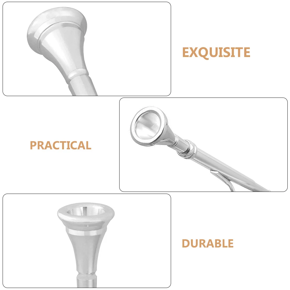 French Horn Mouthpiece Part Replacement Music Instrument Small Durable Supply for Useful Professional Tool Beginners