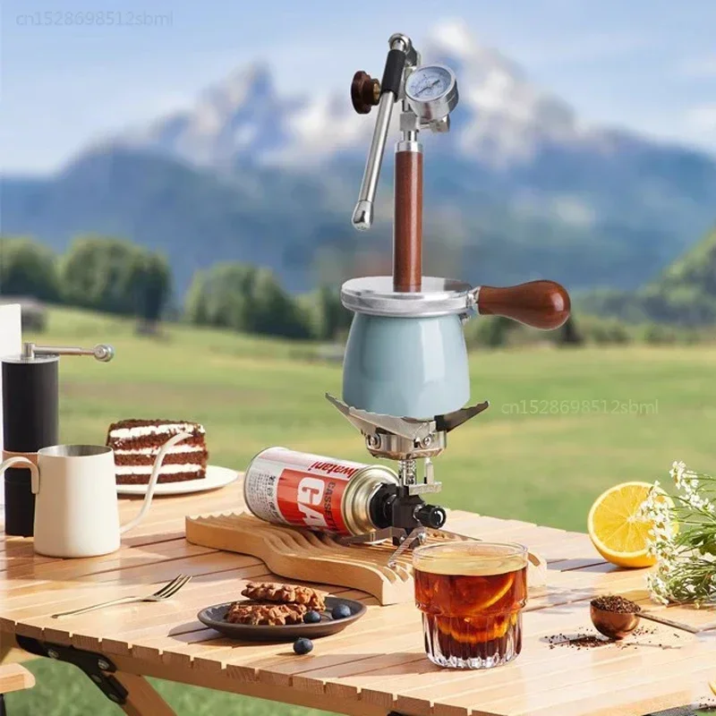 Espresso Steam Milk Frother Outdoor Travel Steam Milk Foam Pot for Coffee Latte Cappuccino Milk Foamer 6
