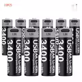 USB AA 3400mWh 10PC