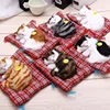 Lovely Simulation Animal Doll Stuffed Toys Plush Sleeping Cats Toy with Sound Kids Toy Decorations Birthday Gift For Children 1