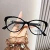 2024 New 3 in 1 Progressive Multifocal Reading Glasses Fashion Women Anti-blue Eyeglasses Easy To Look Far and Near -1.0 To +4.0 4